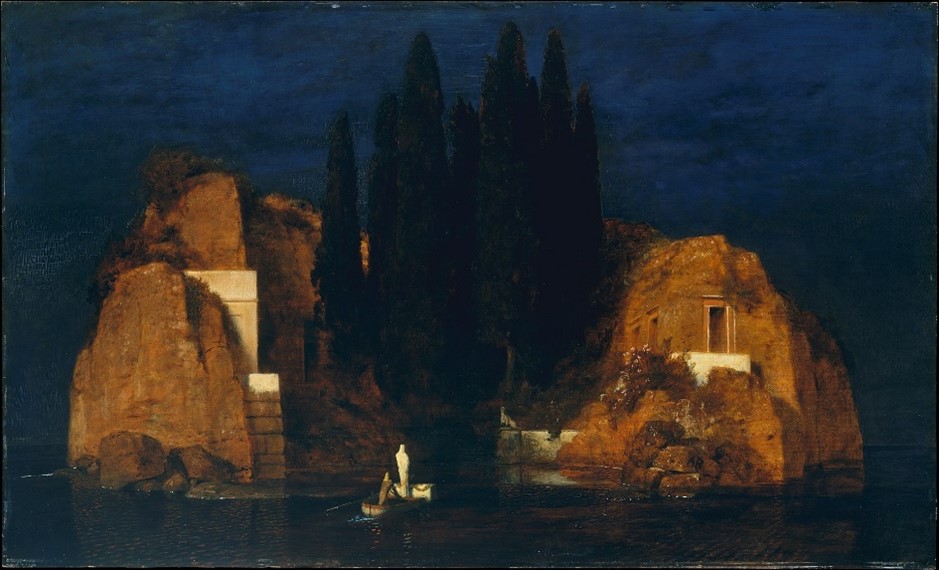 La seconda versione de L’Isola dei Morti di Böcklin