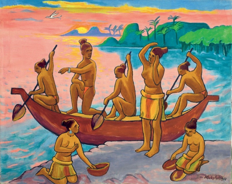 Max Pechstein, Addio alla sera, 1950