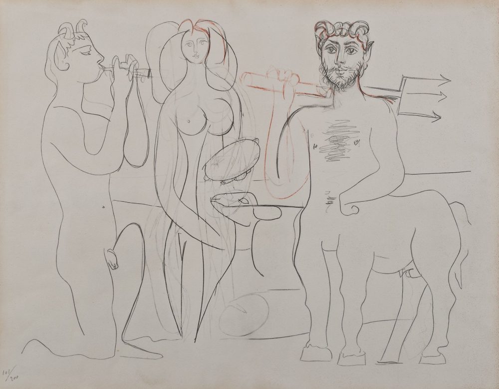 Pablo Picasso, Senza titolo, Disegno, 1946