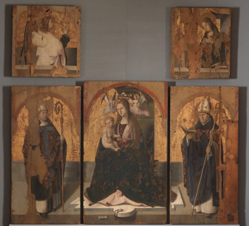 Antonello da Messina, Polittico di San Gregorio
