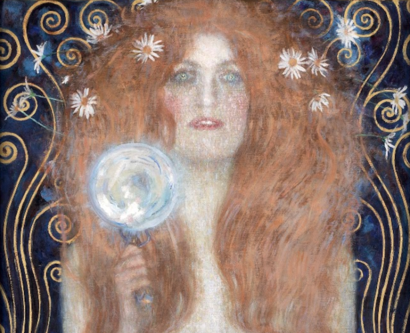 Gustav Klimt, Nuda Veritas, © KHM-Museumsverband, Theatermuseum (dettaglio)