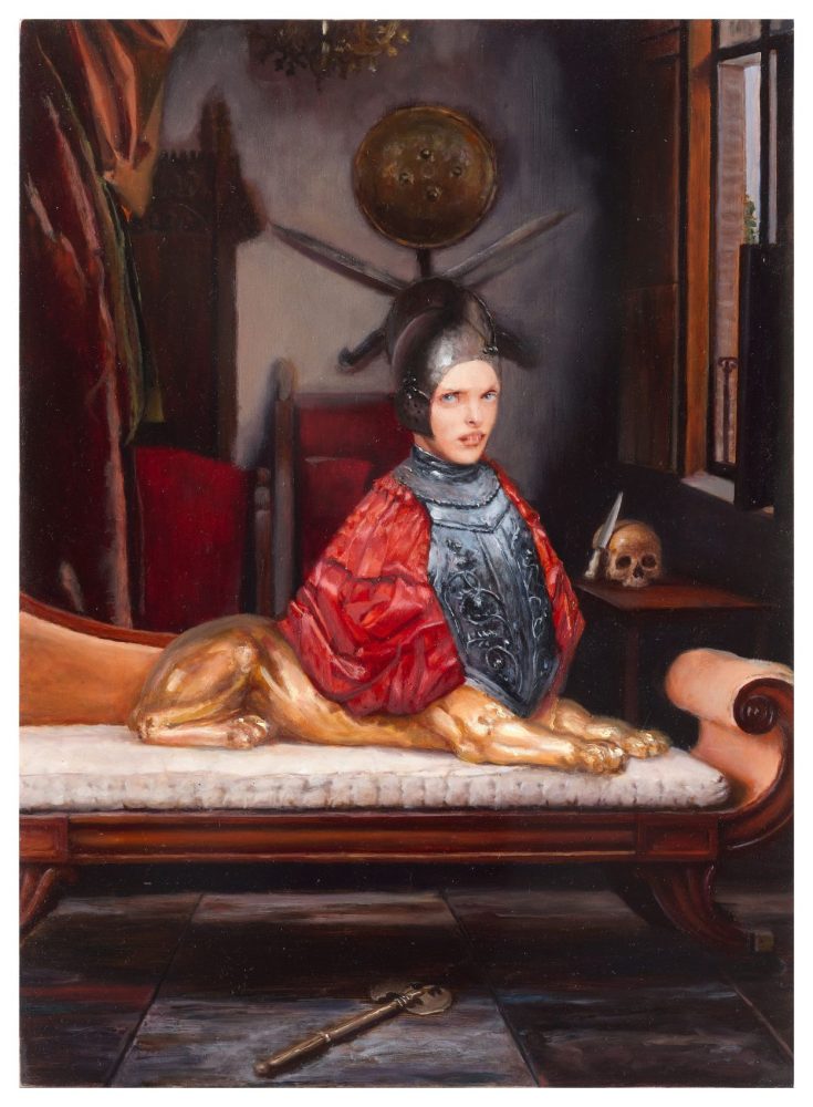 Teodora Axente, Allegoria. Dedica ad Ambrogio Lorenzetti, Siena, foto via Galleria Rosenfeld