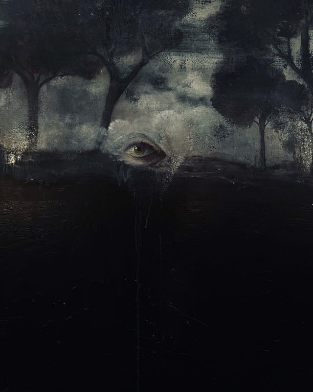 Federica Poletti,“ES”, olio su tela, 50x40, 2023