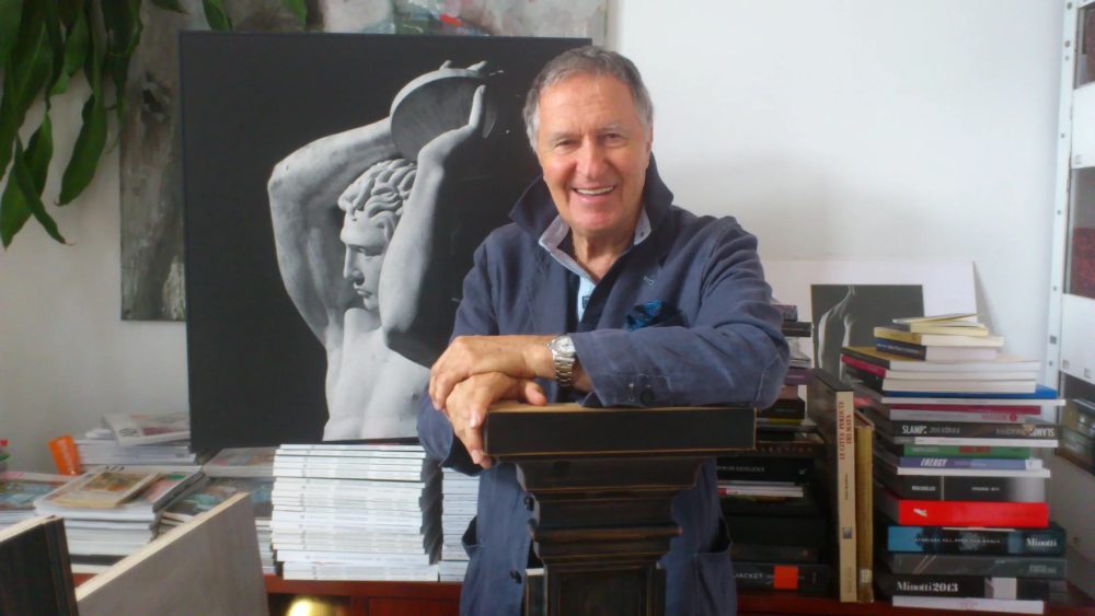 Ettore Mocchetti nella redazione di AD Italia - Cambi Casa d'Aste