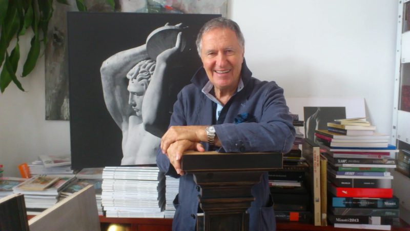 Ettore Mocchetti nella redazione di AD Italia - Cambi Casa d'Aste