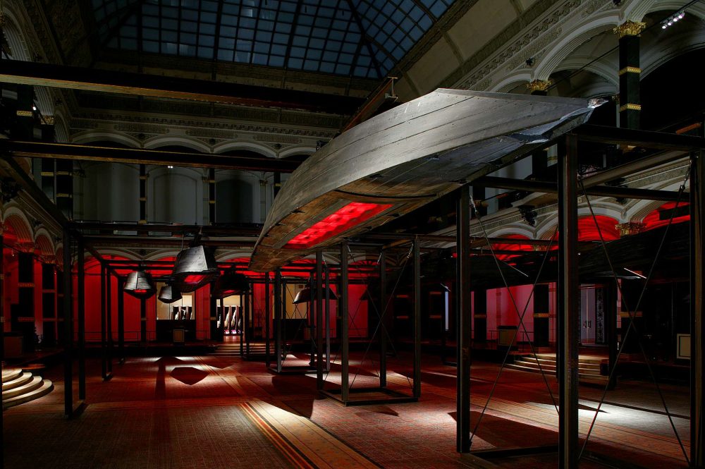 Fabrizio Plessi, La flotta di Berlino, Martin Gropius Bau, Berlino