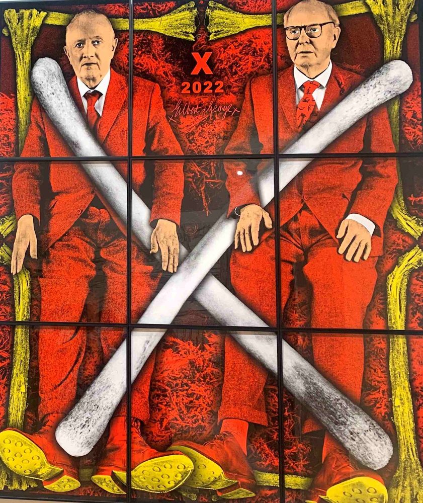 Gilbert&George, X, 2022 (foto by Claudia Zanfi)