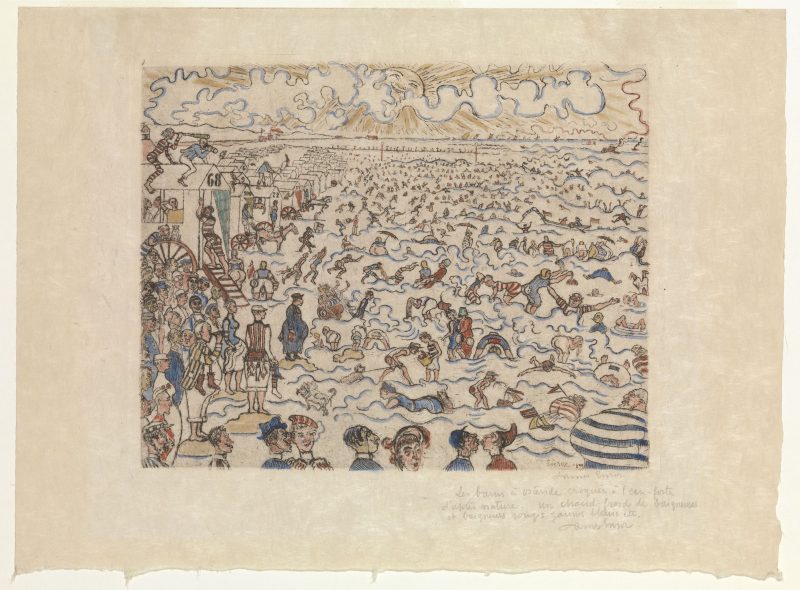 James Ensor, I Bagni di Ostenda, 1899. Museum of Fine Arts of Ghent