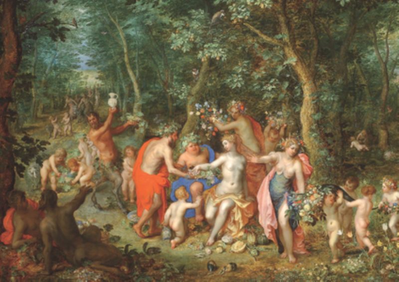 Jan Brueghel il Vecchio & Hendrick Van Balen, Allegoria dell’Abbondanza © Courtesy of De Jonckheere, Collezione privata pittura