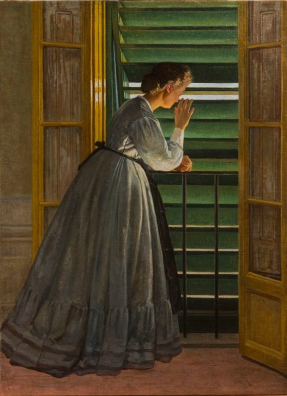 Silvestro Lega, Curiosità, ca 1869/1870 Milano, Collezione privata
