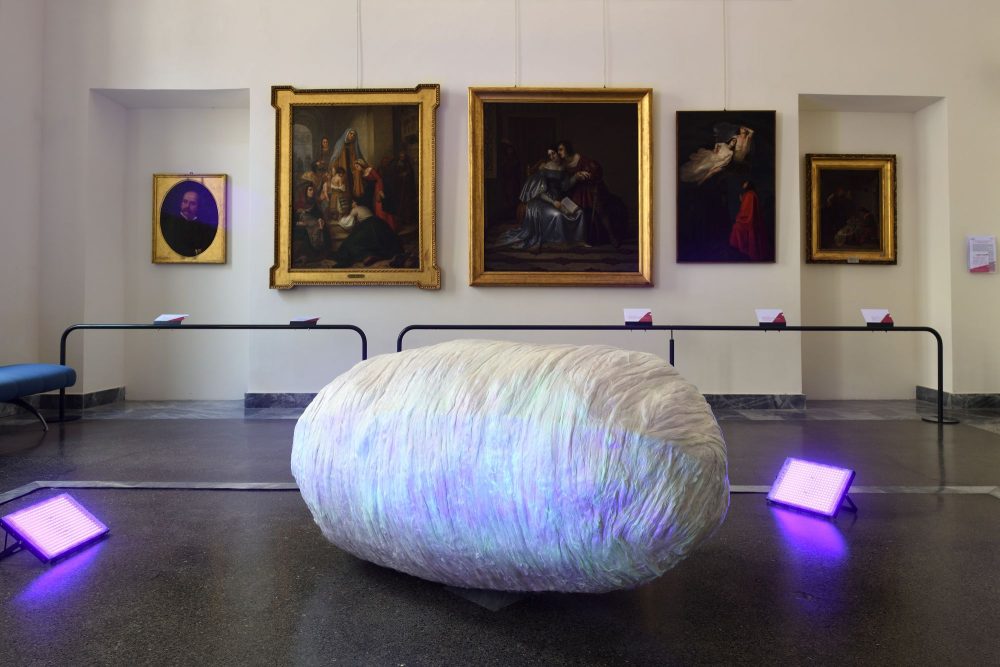 Martina Fontana, Cocoon, installation view Pinacoteca Civica di Savona, courtesy CONNEXXION, Ph Michele Alberto Sereni