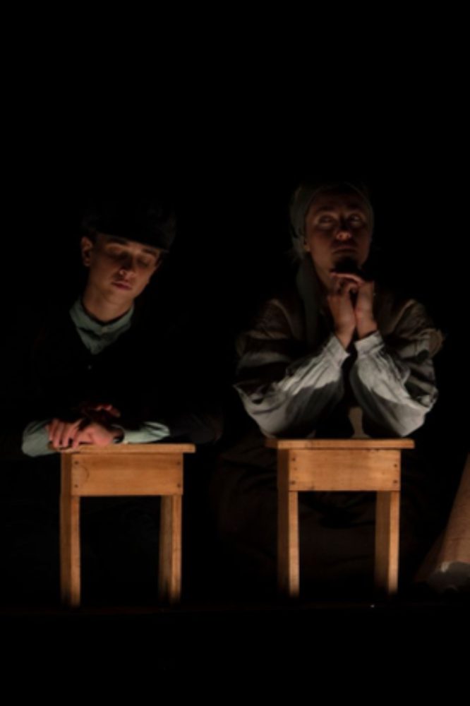 Foto di scena da I Turcs tal Friul di Pier Paolo Pasolini, con la regia di Alessandro Serra