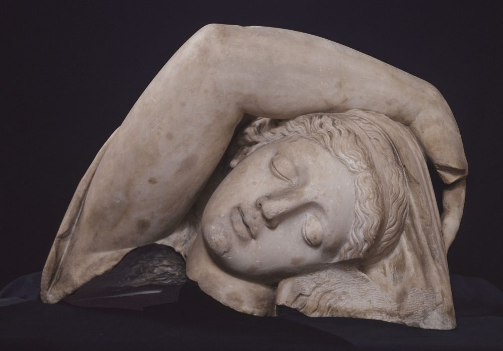 Testa di Arianna addormentata, marmo asiatico, Firenze, Museo Archeologico, © ph. A. Quattrone