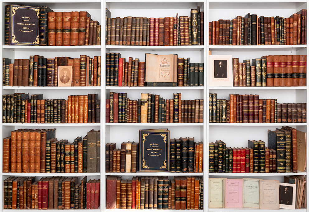 Lotto 142, Biblioteca personale di Marco Minghetti. Stima 40.000-60.000 euro. Wannenes