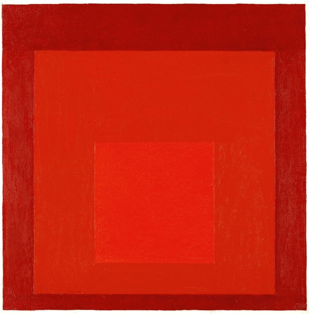 Josef Albers, Study for Homage to the Square, Distant Glow, 1962, Olio su masonite, 45,7 x 45,7 cm, Vitart Fine Arts S.A., Lugano, foto Daniele De Lonti, Milano © Josef Albers by SIAE 2026 
