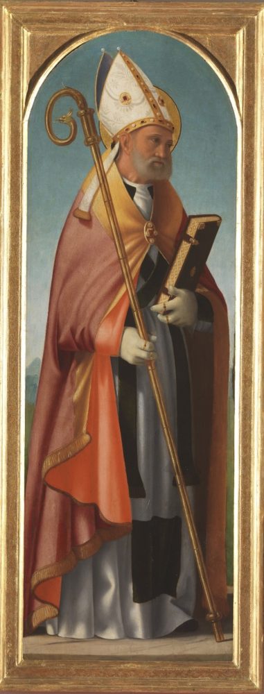 Andrea Previtali, Santo vescovo, 1515 ca, Abano Terme, Museo Villa Bassi Rathgeb © Archivio fotografico del Museo Villa Bassi Rathgeb