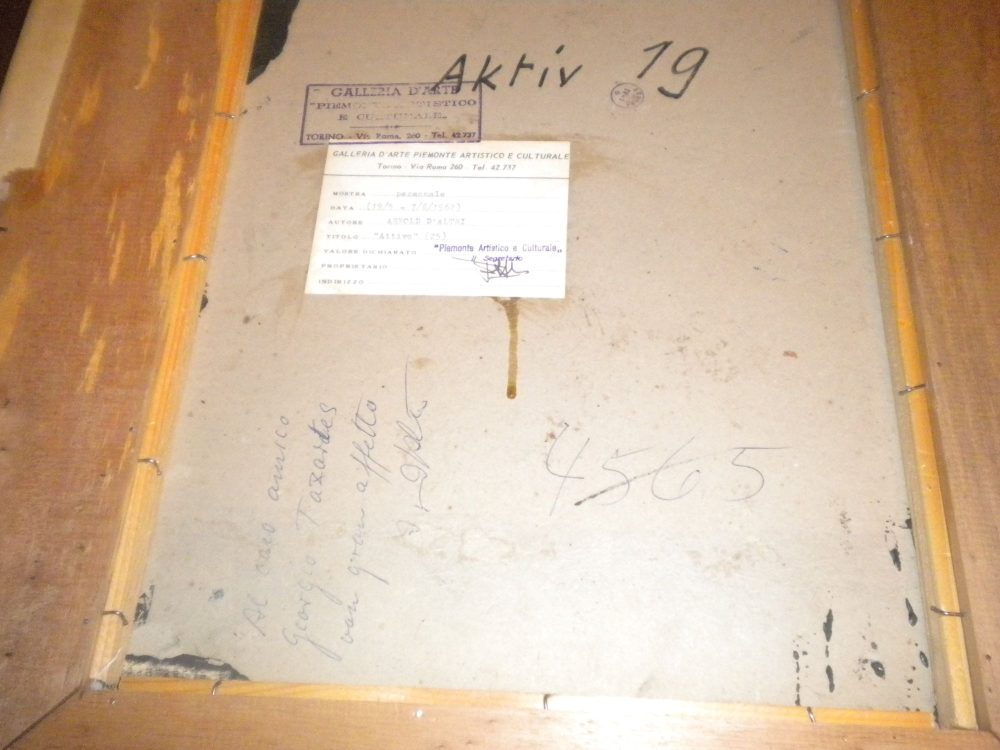 Arnold d’Altri, Aktiv 19 (retro)