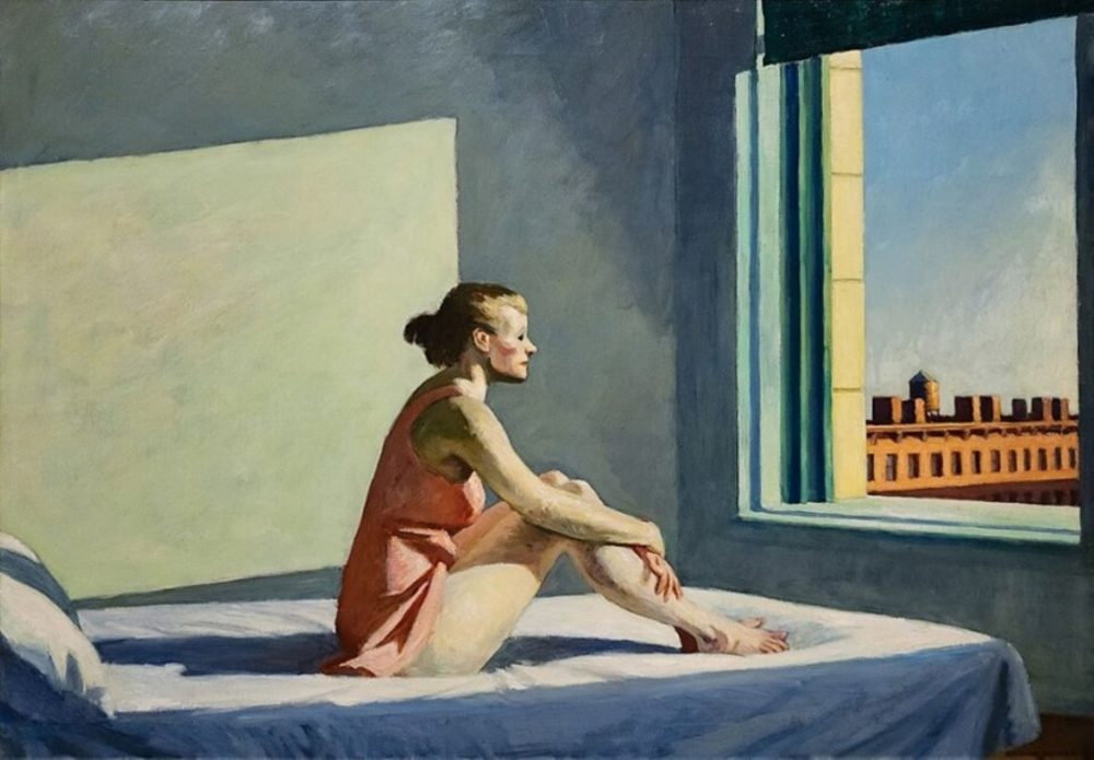 Edward Hopper, Morning Sun, Sole del mattino, 1952, Museo d'arte di Columbus