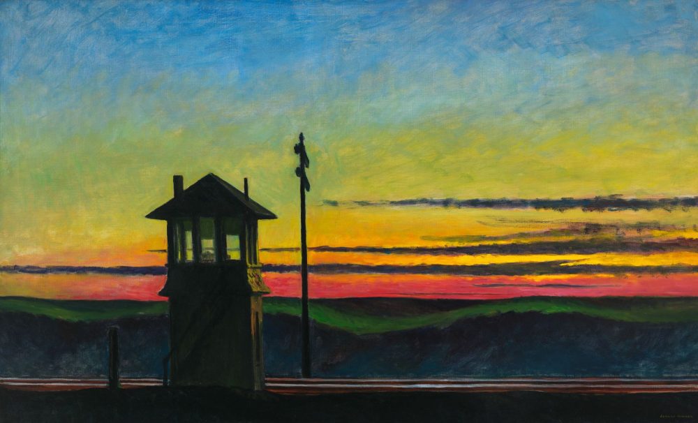 Edward Hopper, Railroad Sunset © Heirs of Josephine N. Hopper, SIAE