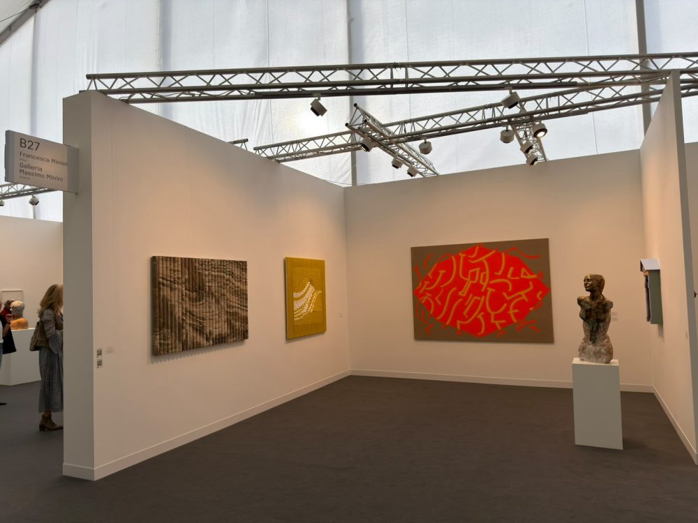Francesca e Massimo Minini, FriezeLondon 2026 (foto Mario Bucolo)