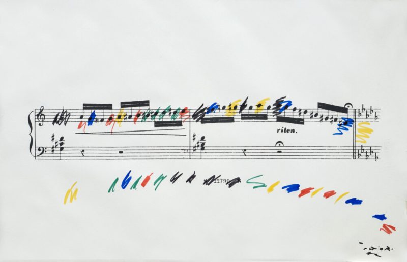 Giuseppe Chiari, Senza titolo, 1982, galleria Il Ponte, Firenze