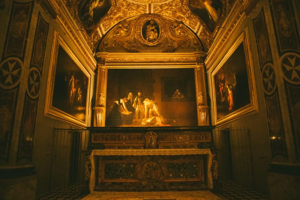 La decollazione di san Giovanni Battista di Caravaggio, nella Concattedrale di San Giovanni a La Valletta, a Malta