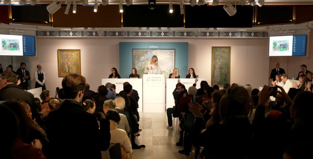La sala di Sotheby's Parigi