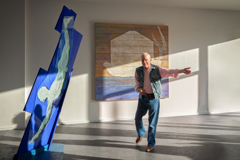 Mario Ceroli, Ritratto, foto Federico Beccari
