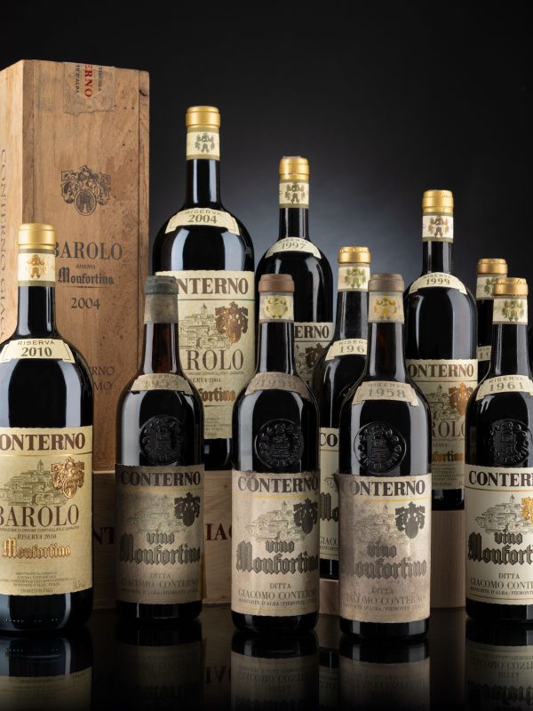 Lotti 179-182Barolo Riserva Monfortino di Giacomo Conterno Annate dal 1952 al 2019 Wannenes