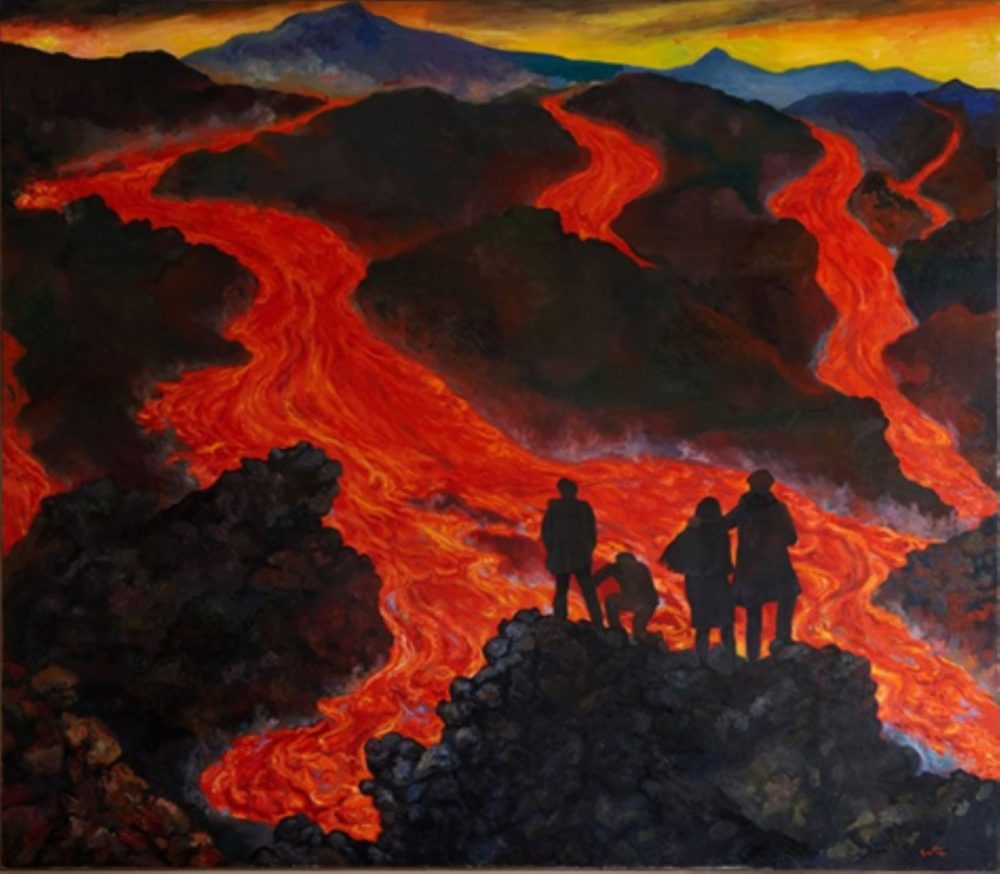 Renato Guttuso, Eruzione dell’Etna, 1983