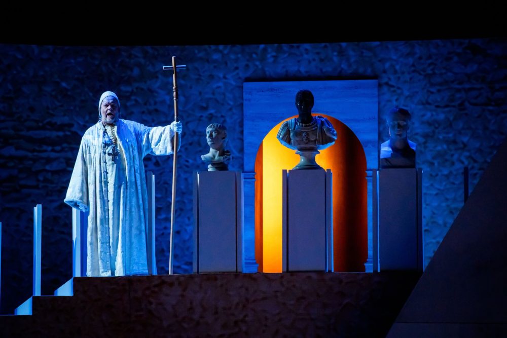 Richard Wagner, Siegfried, Accademia Nazionale di Santa Cecilia, Roma, direzione musicale di Daniel Harding, regia di Vincent Huguet, scene di Pierre Yovanovitch, foto ANSC©MUSA
