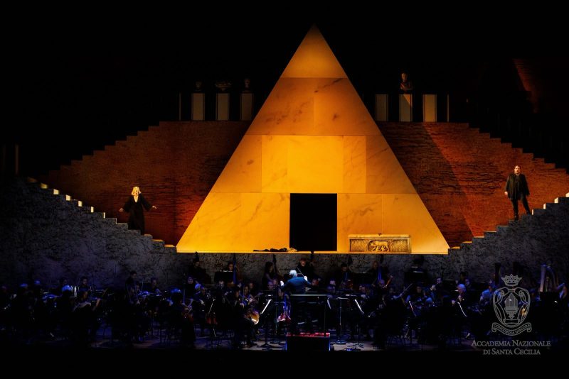 Richard Wagner, Siegfried, Accademia Nazionale di Santa Cecilia, Roma, direzione musicale di Daniel Harding, regia di Vincent Huguet, scene di Pierre Yovanovitch, foto ANSC©MUSA