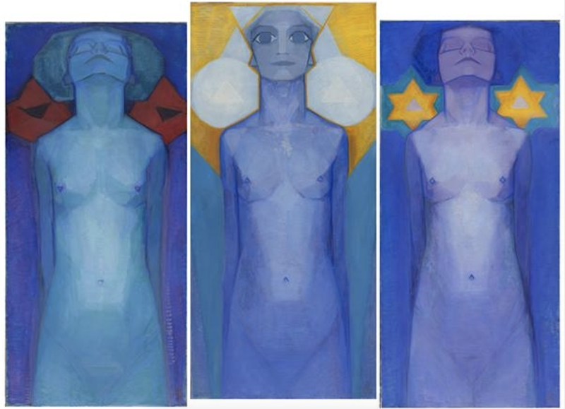 Piet Mondrian, Evoluzione, 1911. Kunstmuseum Den Haag