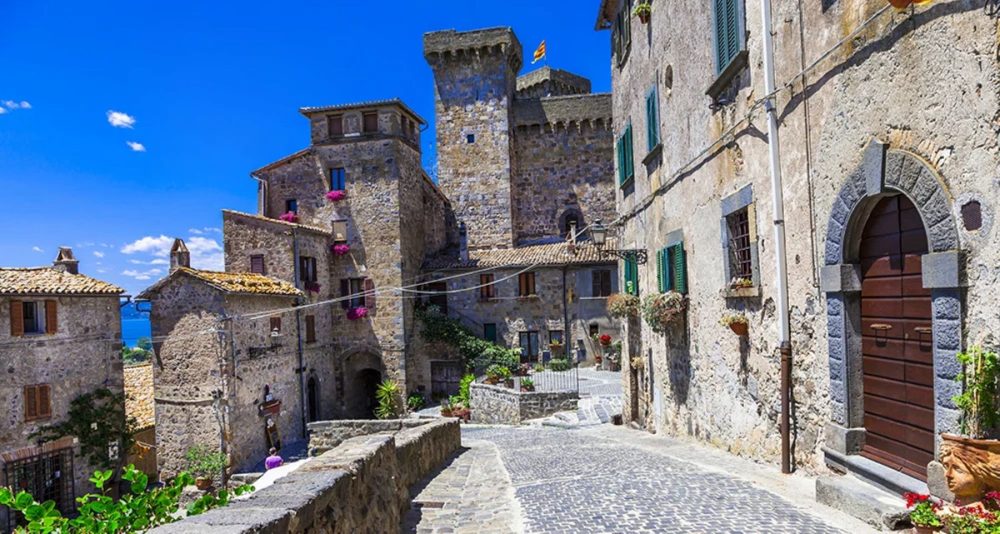 Una veduta di Bolsena
