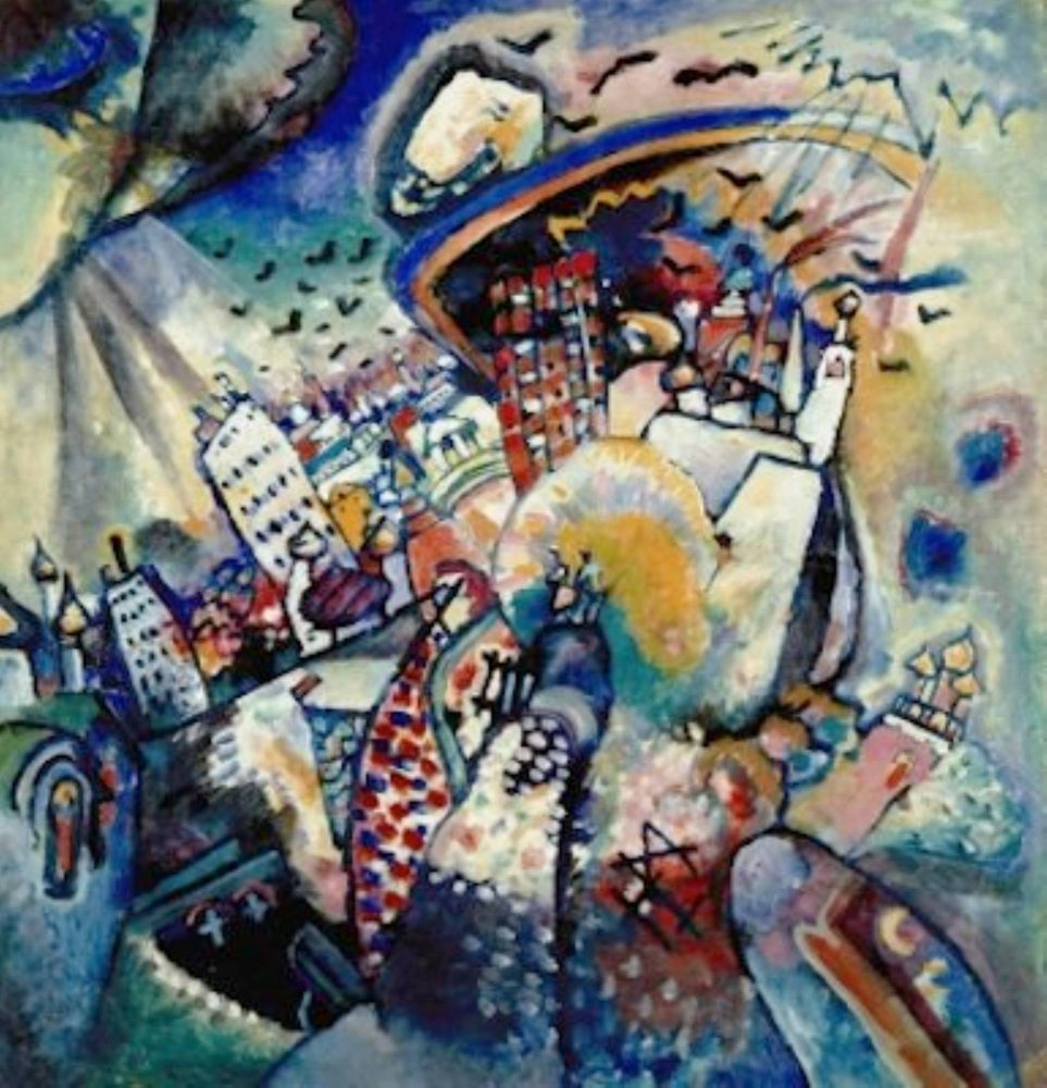 Vassily Kandinsky, 1916, Moscou, la place Rouge